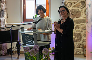 TATsachen Vernissage_ Anne-Katrein Maschke und Ute Herre © KTS Miriam Reichart
