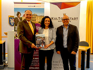 Knut Kreuch, Enrico Heß und Michaela Hübscher © KTS Miriam Reichart