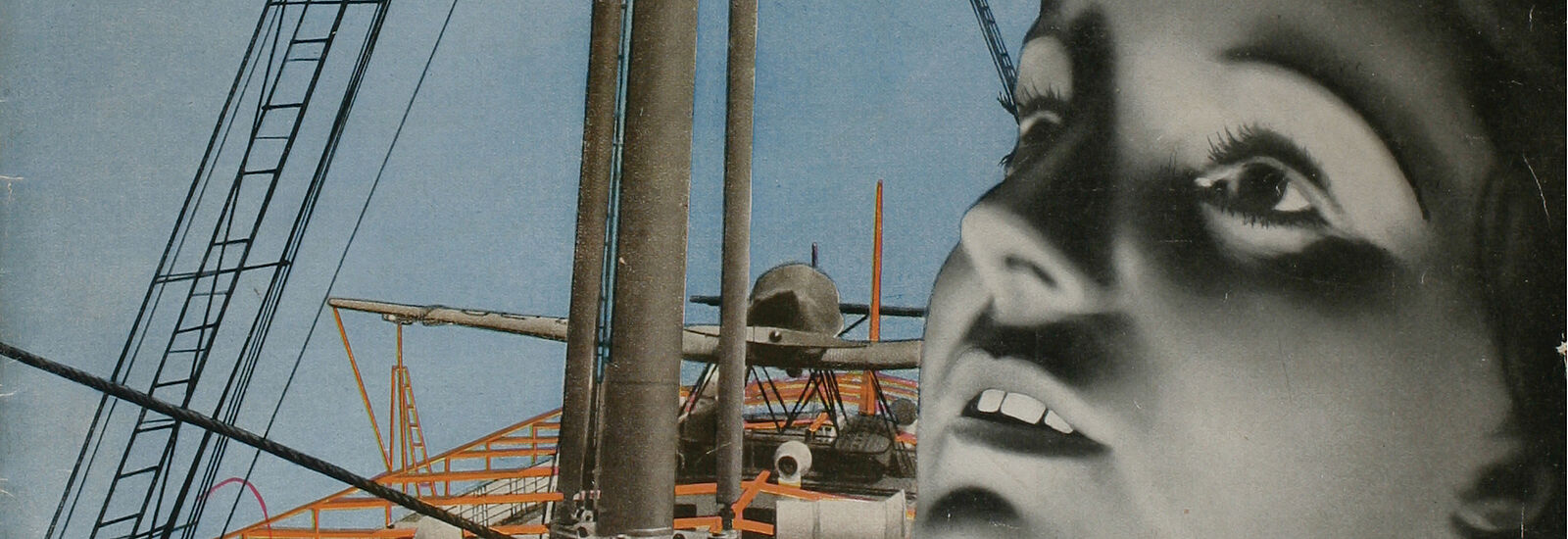 László Moholy-Nagy, Umschlag für die Zeitschrift "die neue linie"