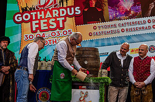 PM 28-2026 Eröffnung des 27. Gothardusfestes mit Fassbieranstich ©B. Seydel PM 28-2026 Eröffnung des 27. Gothardusfestes mit Fassbieranstich ©B. Seydel