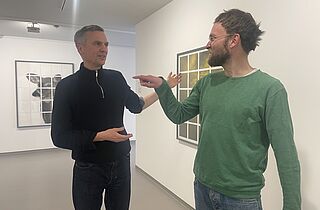 StipVisite 2024_Sebastian Pütz (l) Thomas Taube (r) © Kulturstiftung Thüringen